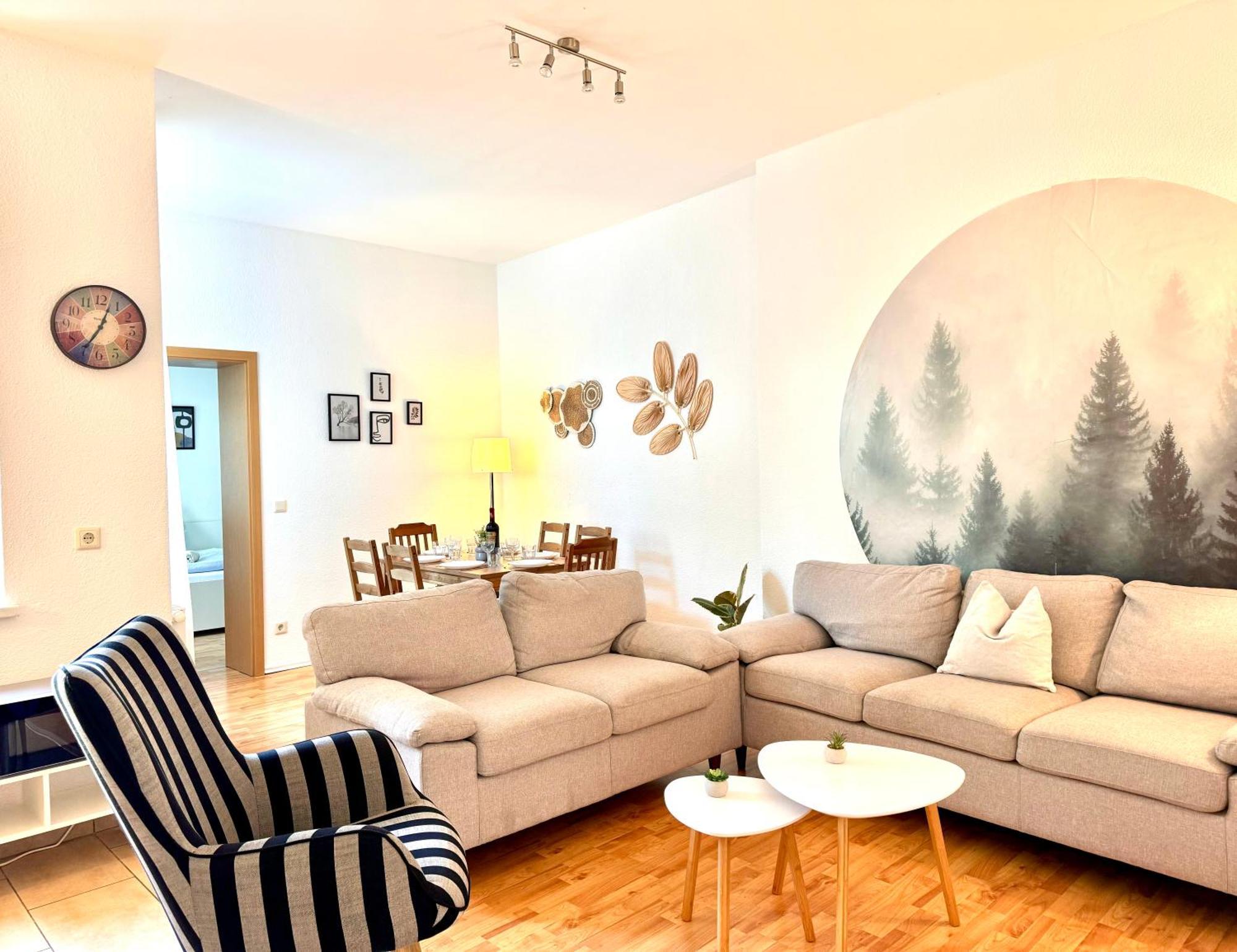 Appartement,kostenfrei Parkplatz,innenstadt,3 Bdr,6 Personen,babybett Appartement *