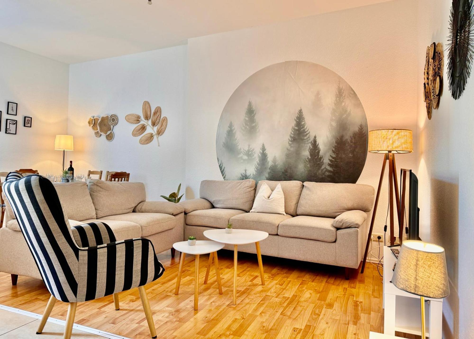 Appartement,kostenfrei Parkplatz,innenstadt,3 Bdr,6 Personen,babybett *